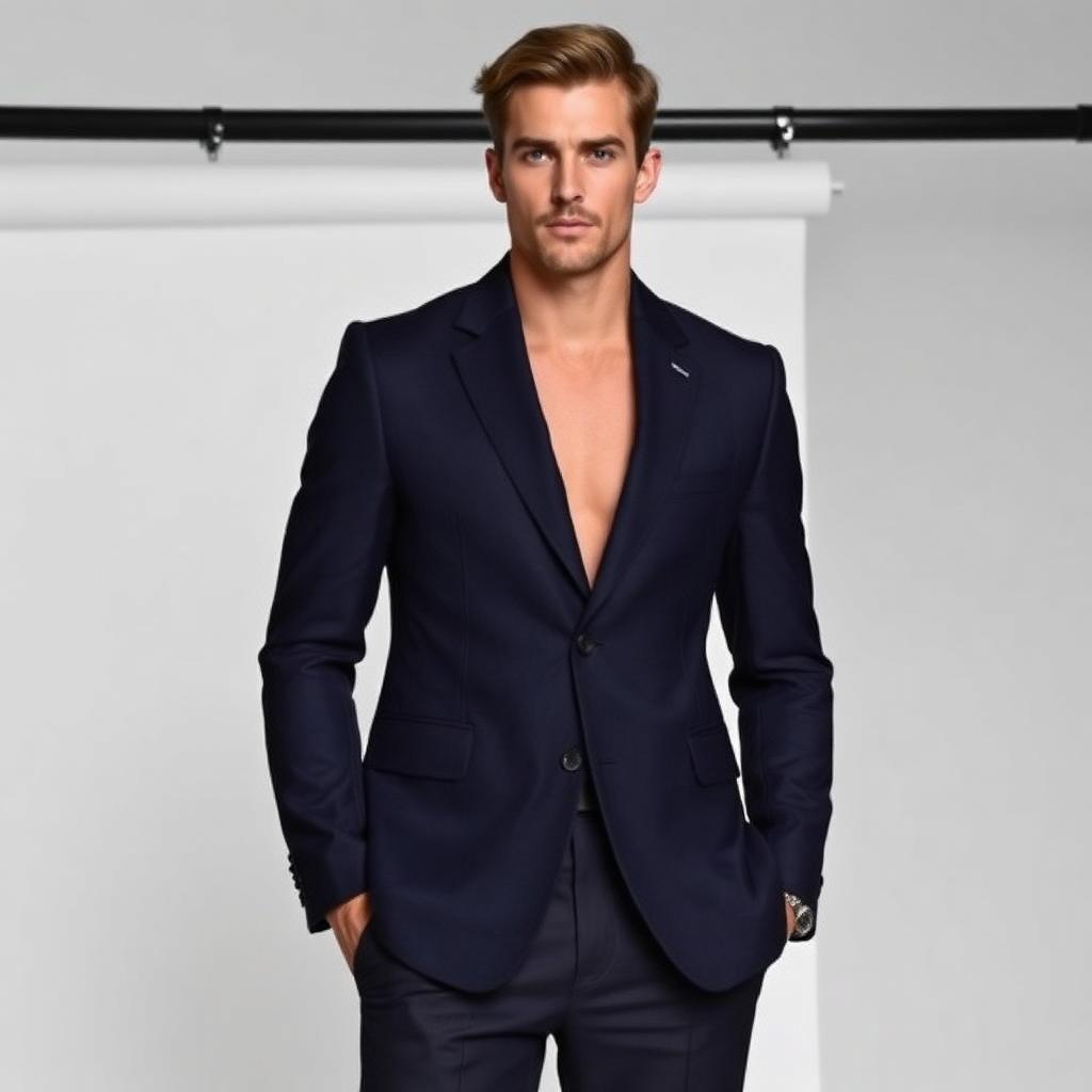 Blazer — Midnight Navy, Italian Wool Blend