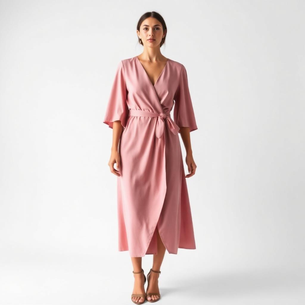 Dress — Dusty Rose, Crepe